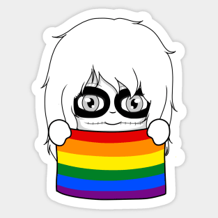 creepypasta pride chibi zero Sticker